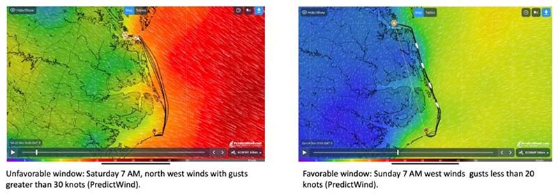 November 23, 2024: Picking a Weather Window, Hampton VA